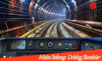 Metro Train Subway simulator Screen Shot 2