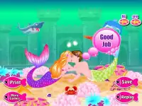 Mermaid Story Kissing Games Screen Shot 7