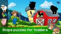 Baby Games Animal Shape Puzzle Screen Shot 0