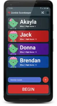Zombie Scorekeeper 🧠 Zombie Dice Companion App Screen Shot 0