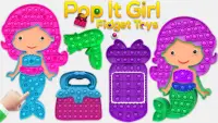 Pop It Girl Fidget Toy Kızlar için Fidgets Haşhaş Screen Shot 0