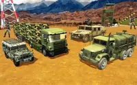 Pengemudi Truk Angkutan Angkatan Darat Game Screen Shot 2