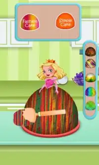 गुड़िया आइस क्रीम केक बेकिंग सैलून: विश्व खाद्य नि Screen Shot 3