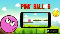 Super Pink Ball Run Screen Shot 0