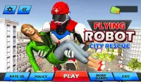 Flying Robot Rescue Mission: Super Heroes Game Screen Shot 5