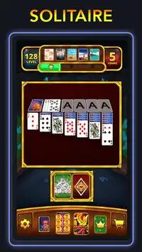 Free Solitaire Game Screen Shot 1
