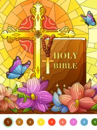 Bible Color - Color by Number Screen Shot 8