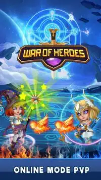 Match 3 Puzzle RPG - War of Hero - Dungeon Battle Screen Shot 1