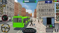 Coach Bus Train Driving Games Screen Shot 5