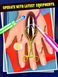 Hand Surgery 2018 : Bone Doctor Game Screen Shot 4