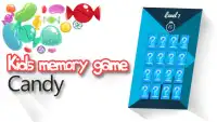 Kids memory game Candy Screen Shot 1