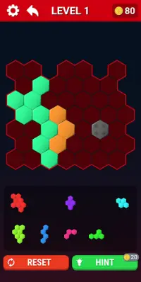 Block Puzzle Tangram : Hexagon, Triangle, Square Screen Shot 1