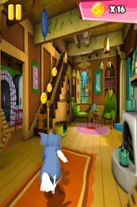 Tom Subway Rush : Jerry Adventure Run Dash 3D Screen Shot 2
