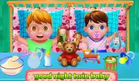 Newborn Twin Baby Mother Care Game: Virtual Family Screen Shot 9
