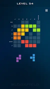 Blockfield - Block Pieces Puzzle Touch Simple Game Screen Shot 4