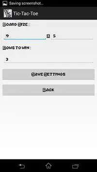 Tic-Tac-Toe Screen Shot 1