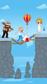 Love Rescue: Bridge Puzzle Screen Shot 0