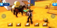 Cowboy Horse Racing Adventure sims 2020 Screen Shot 1