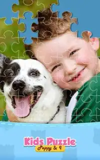 Kids Jigsaw Puzzle: Puppy & I Screen Shot 0