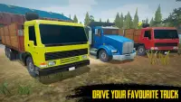 US offroad cargo truck simulator : Mud Driving 3D Screen Shot 2