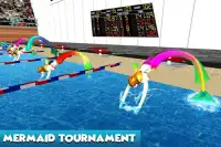 मरमेड जल तैरना टूर्नामेंट Screen Shot 3