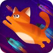 Flying Cats. Space Jump