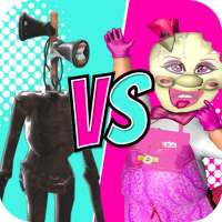 Siren Head vs Ice Barbies 3D Game