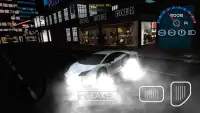 Ночное вождение автомобиля 3D Screen Shot 0