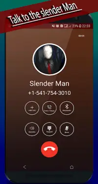 slender Man's video call Screen Shot 1
