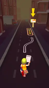Deliveryman: Juego de correr en 3d Screen Shot 3