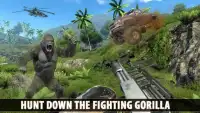 Selvagem Gorila Caçando Livre Jogos 2017 Screen Shot 0
