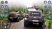 الجيش شاحنة ألعاب السيارات تحط Screen Shot 2