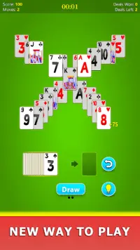 Pyramid Solitaire Mobile Screen Shot 4
