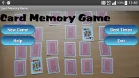 Card Memory Game Screen Shot 1