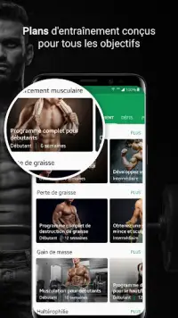 Fitvate - Entraînement gymnase Screen Shot 1