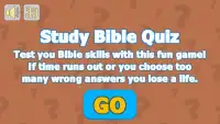 聖書のクイズを学ぶ Screen Shot 0