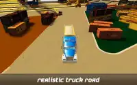 Truck Trials : Cargo Delivery Harbor Parking Game Screen Shot 1