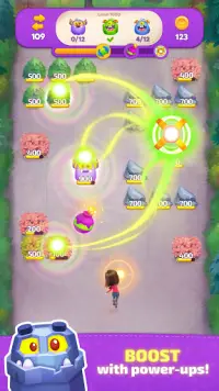 Bounceville Stories: Bubble Pop & Witch-Blast Game Screen Shot 3