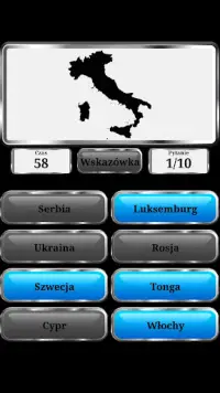 Geografia Świata - Quiz Gra Screen Shot 3