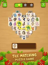 Tile Matching Animals - Triple Match 3 Mahjong Screen Shot 6