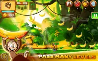 Jungle Monkey Run Adventure Game Forest Run Screen Shot 1