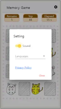 Flip Flop Memory Game Screen Shot 3