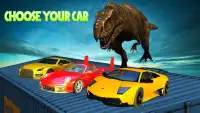 Impossible Track Dinosaur Car Chase Racing 3D Screen Shot 0