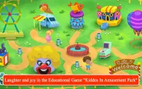 Kiddos In Amusement Park - Jeux éducatifs Screen Shot 0