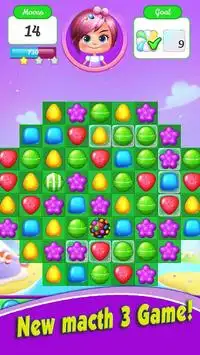 Candy Pop Girls - Game Match 3 Candy Screen Shot 0