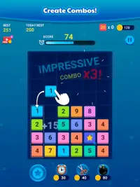 Merge Block: Fun Number Puzzle Screen Shot 8