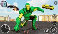 Superhero Iron Robot - Gangster Crime City Mission Screen Shot 11
