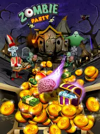 Zombie Ghosts Coin Party Dozer Screen Shot 5