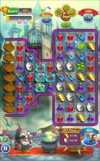 Magic Blender - potions magiques - Match-3 Screen Shot 3