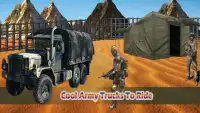 सेना के ट्रक चालक 3 डी 2017 Screen Shot 4